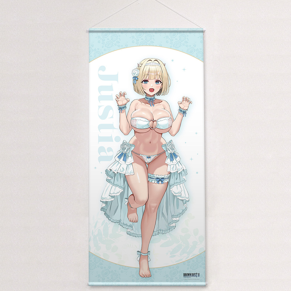 「ACG.GO」「預購」Curtain Tamashii《棕色塵埃2》特大掛軸 羅安 (Loen) / 婚紗泳裝