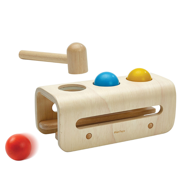 【樂森藥局】PLANTOYS 彩球敲敲樂 木頭玩具