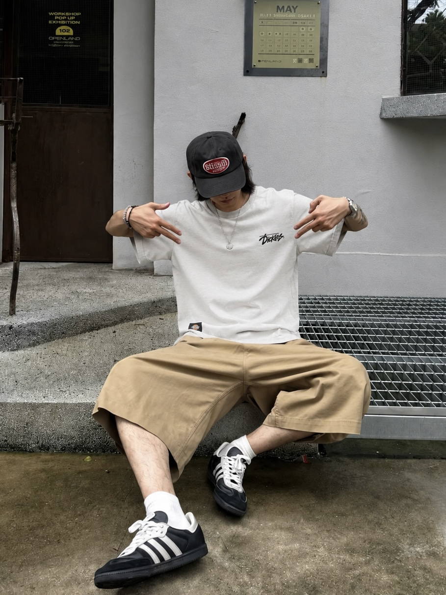 (預購)Dickies 復古馬蹄標Logo短袖 短T 寬鬆 情侶 重磅
