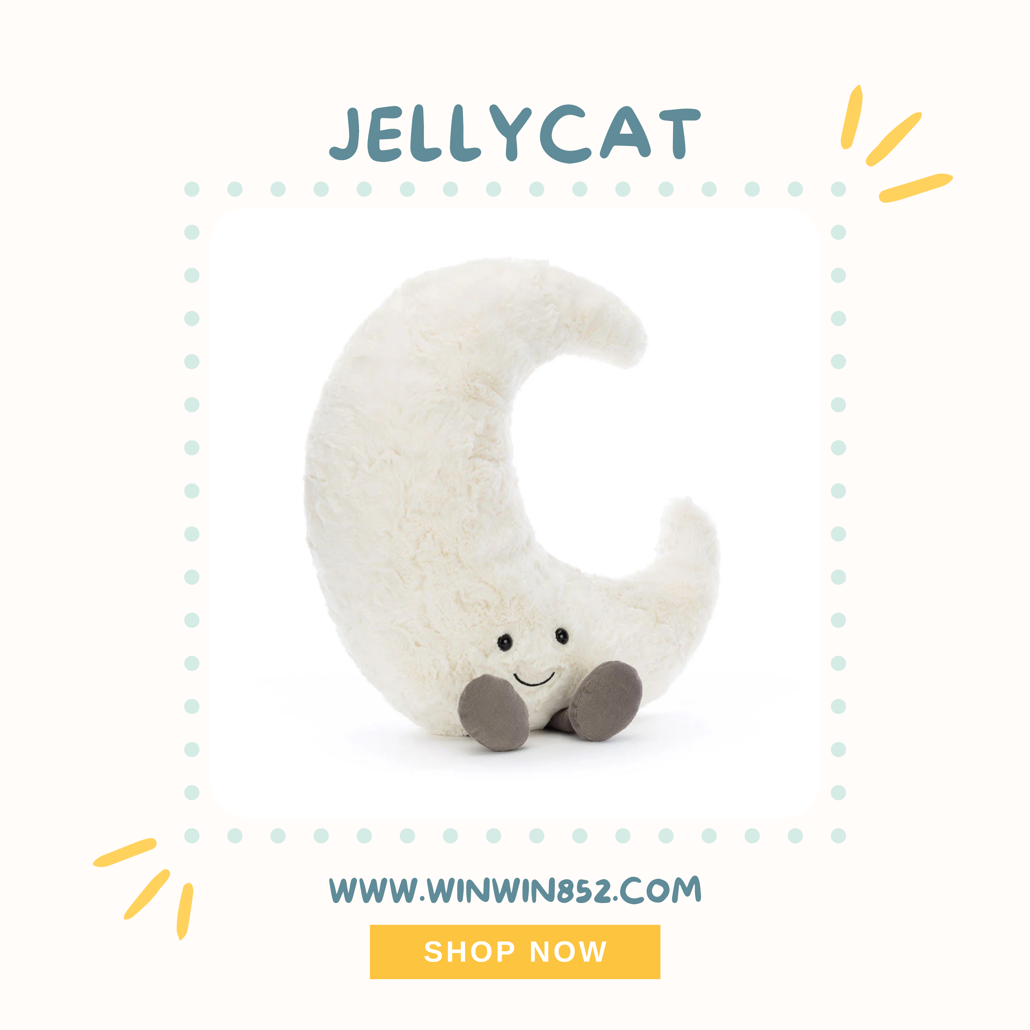Jellycat Amuseables Moon Huge