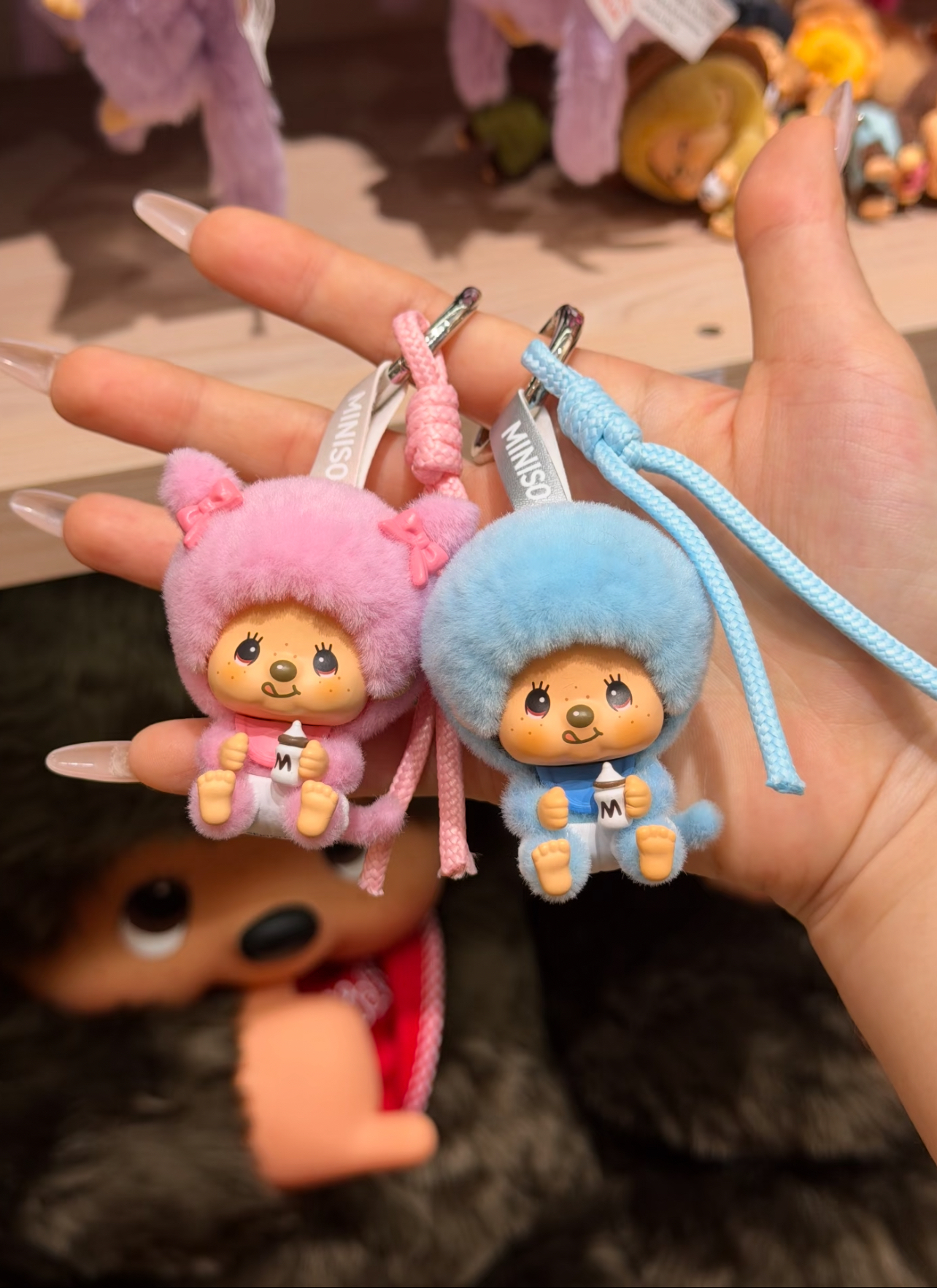 代購-『超萌💕可換臉臉』MINISO ×  Monchhichi 蒙奇奇 擺件 盲盒類 單個盲盒/整盒8個