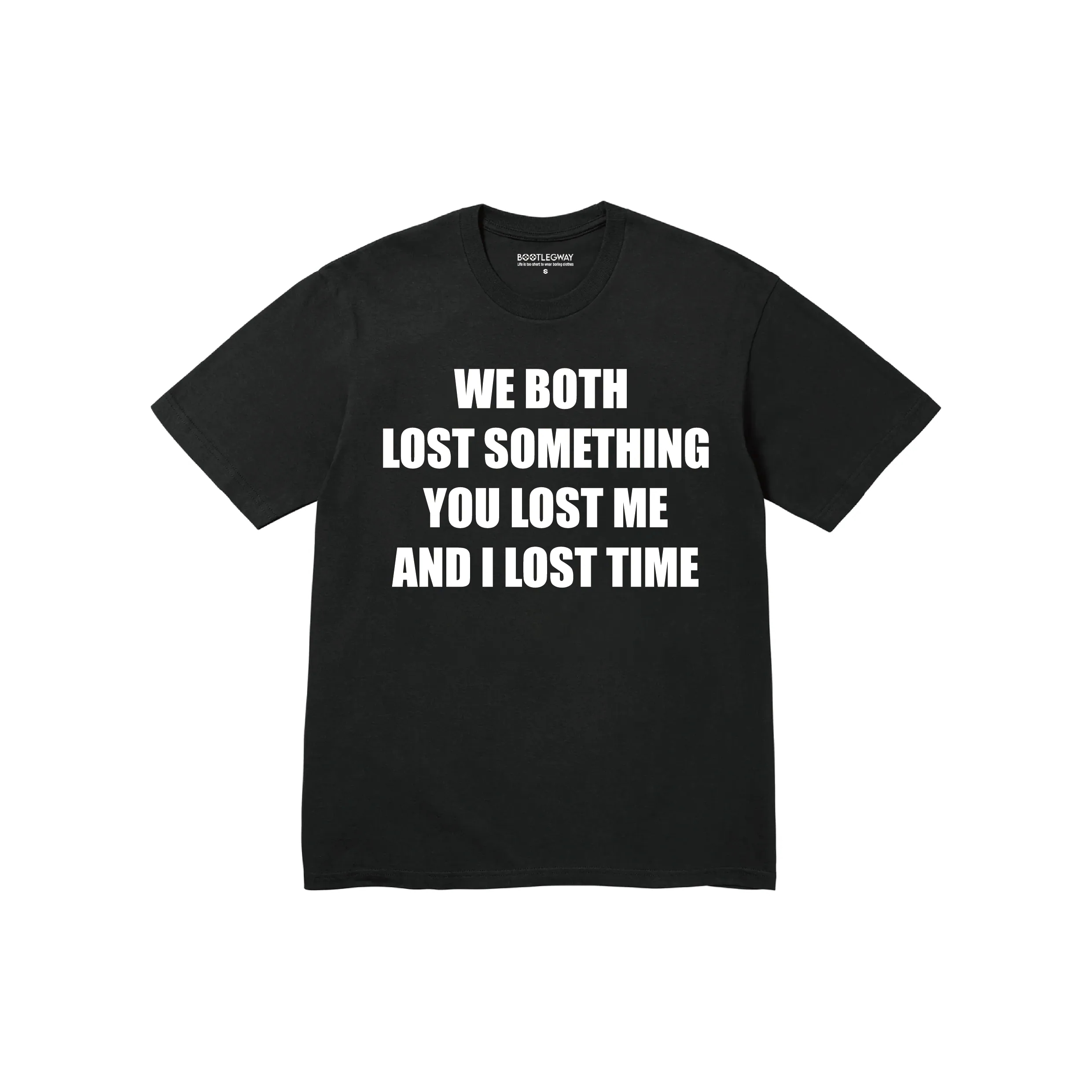 Bootlegway｜"LOST LOST" Tee (Black/White)