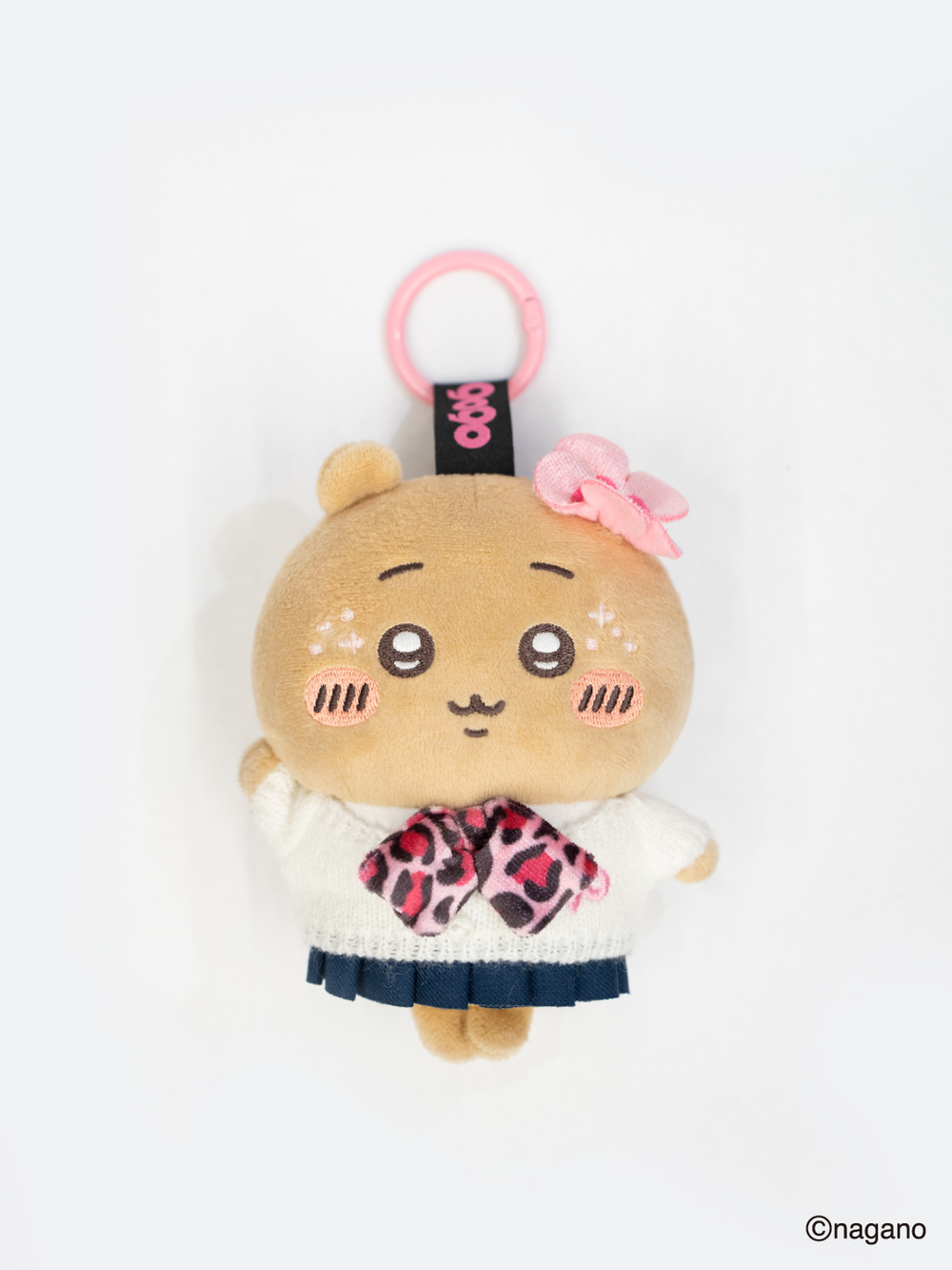 2026SS 9090 × Chiikawa Gal NINETY Mascot Keychain 聯名 黑皮 吉伊卡哇 娃娃 吊飾 現貨 NN2292-0410