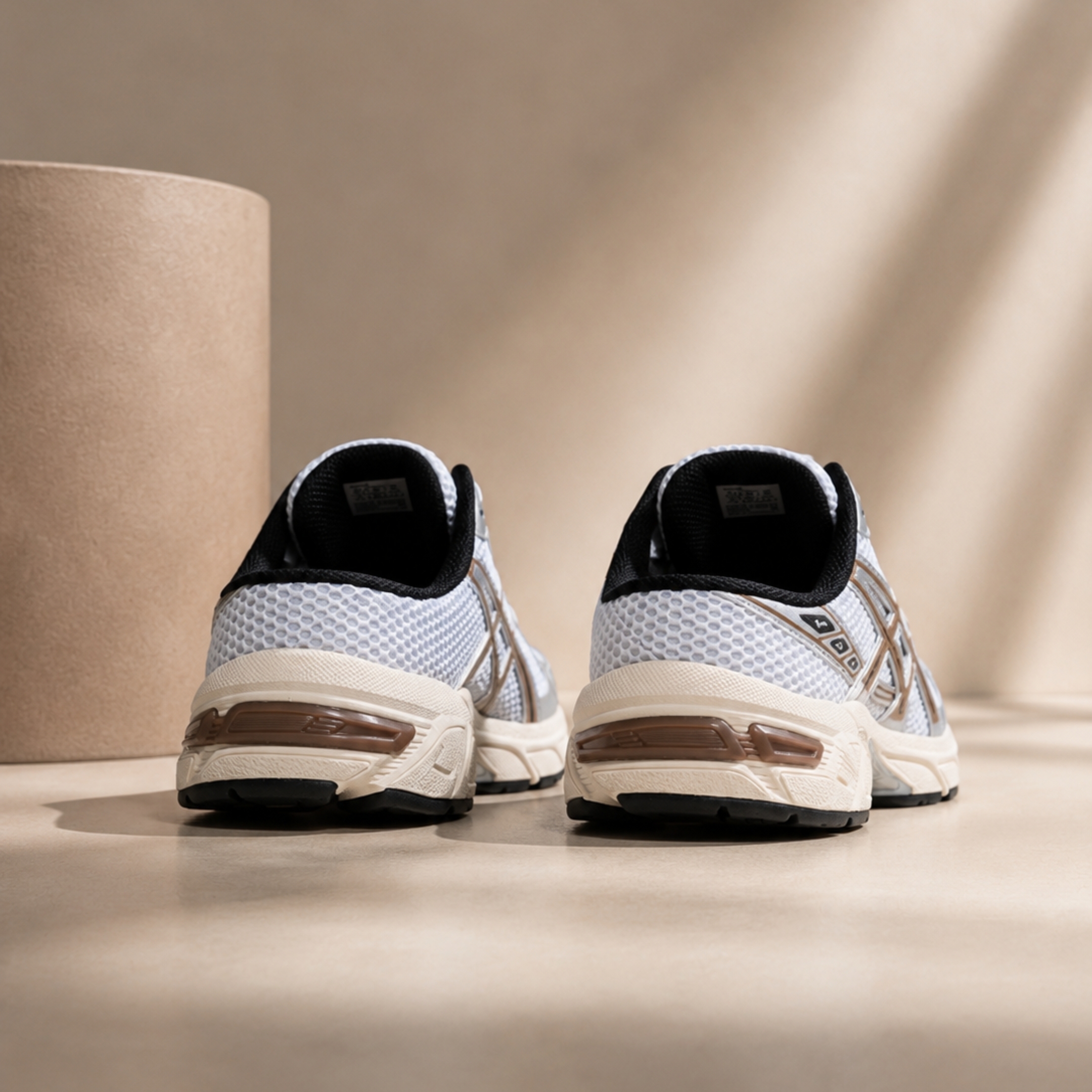 NICEDAY 代購 ASICS GEL-1130 MULES 穆勒 拖鞋 一腳蹬 輕便 白 棕色 摩卡 1203B048-101