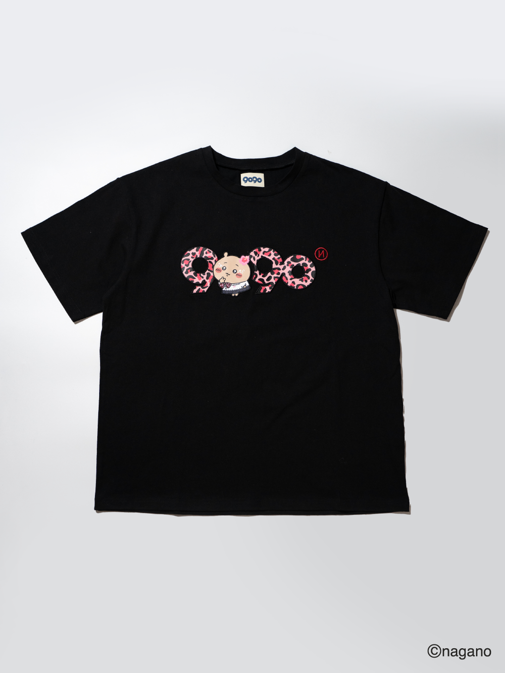 2026SS 9090 × Chiikawa OG Logo Tee 聯名 黑皮 吉伊卡哇 短T 現貨 NN2295