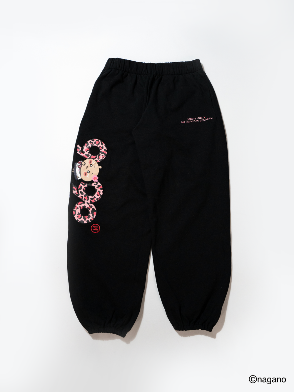 2026SS 9090 × Chiikawa OG Logo Sweat Pants 聯名 黑皮 吉伊卡哇 棉褲 長褲 現貨 NN2293