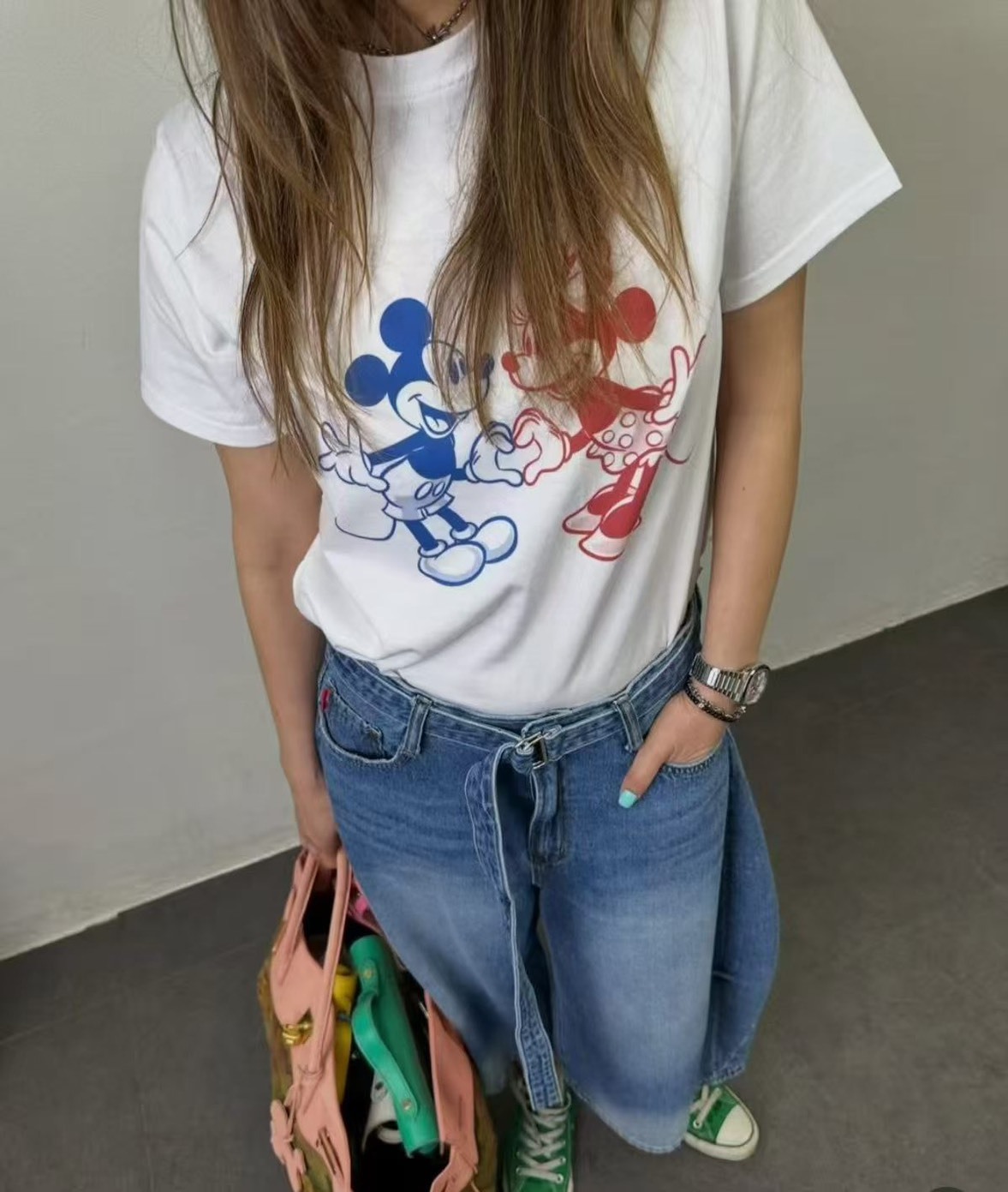 紅藍米奇T