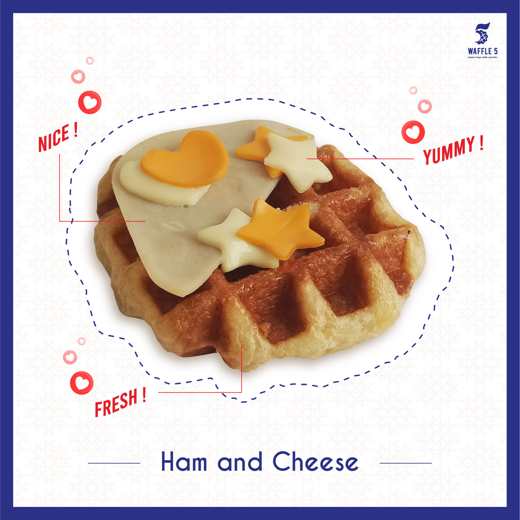 Idea snek anak hujung minggu dengan Belgian Liege waffle dan buah di Malaysia