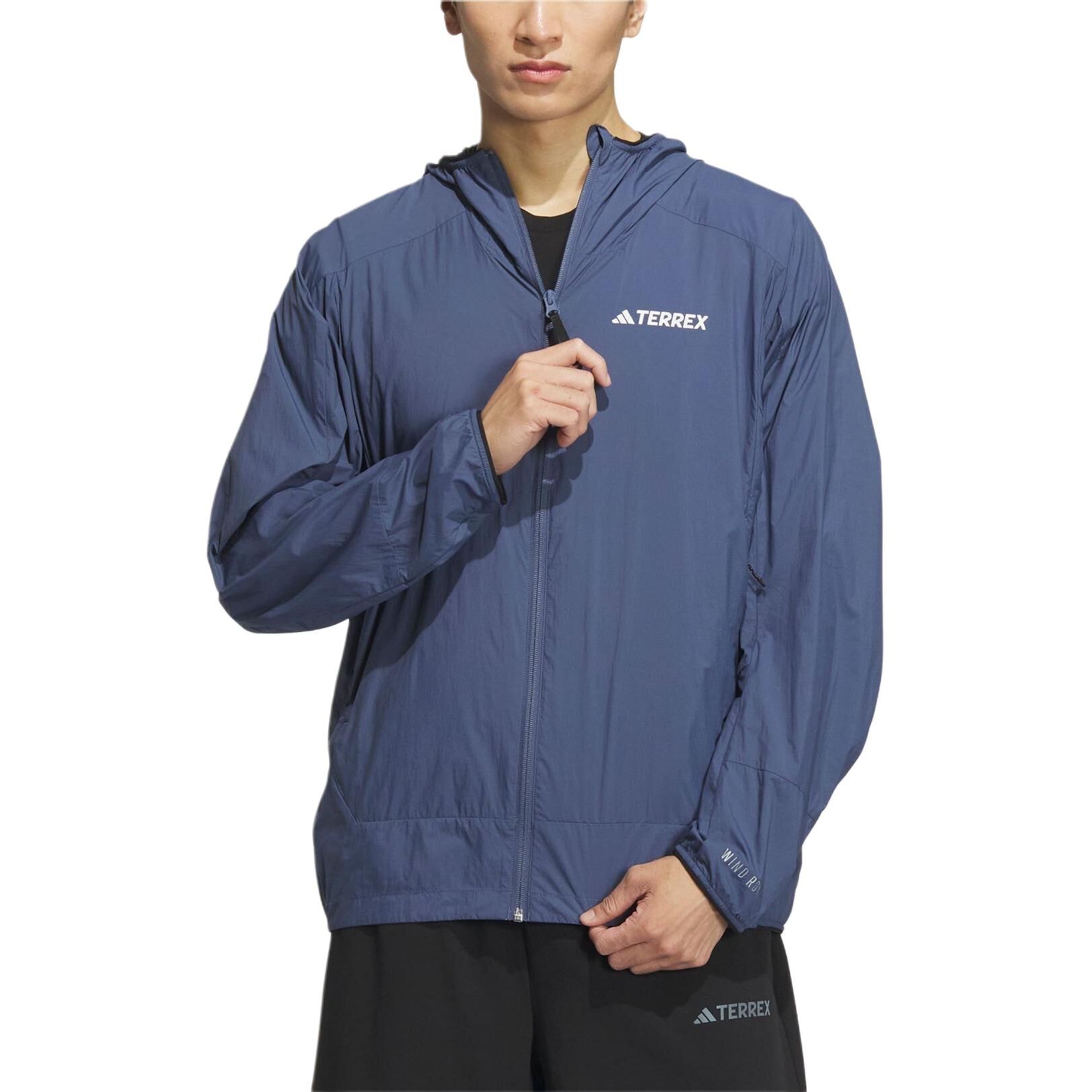 【代購】Adidas Terre Waterproof, Windproof, And UV Protection Sun Protection Clothing Men's Gray Blue IS0272