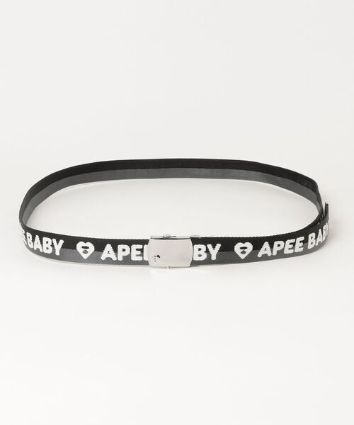『日本連線中』2026SS APEE BY A BATHING APE BAPE APEE BABY LOGO JACQUARD BELT 皮帶 CM20288301