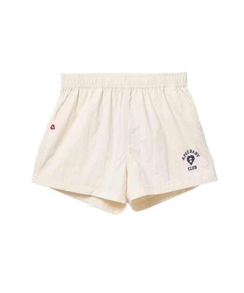 『日本連線中』2026SS APEE BY A BATHING APE BAPE RUBBER PRINTED LOGO NYLON TRAINING SHORTS 短褲 CM20253301