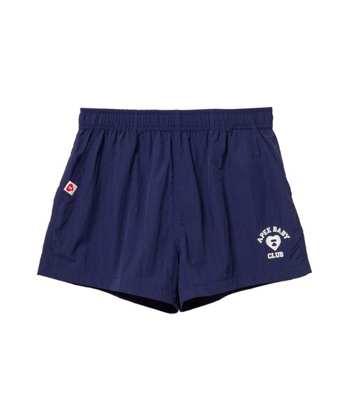 『日本連線中』2026SS APEE BY A BATHING APE BAPE RUBBER PRINTED LOGO NYLON TRAINING SHORTS 短褲 CM20253301