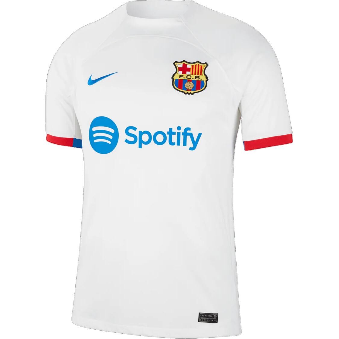 【代購】Nike Dri Fit F.C. Barcelona Soccer Jersey Men's White DX2686-101
