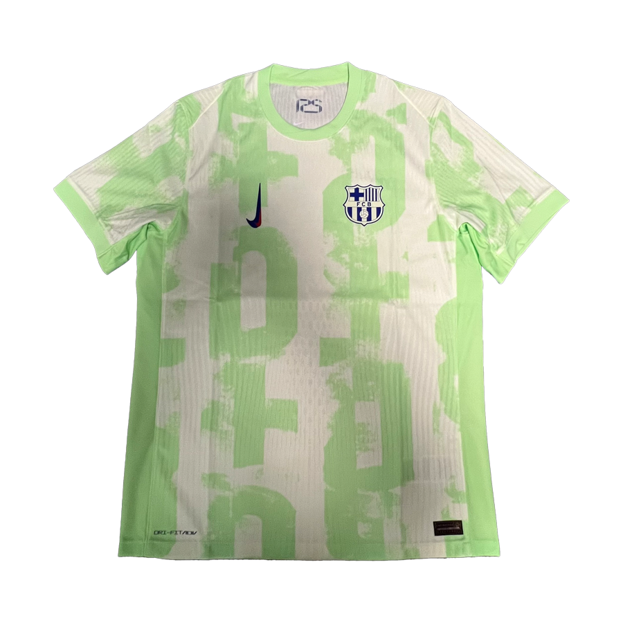【代購】Nike x FC Barcelona Collaboration Dri Fit Soccer Jersey Men's Green FQ1949-701