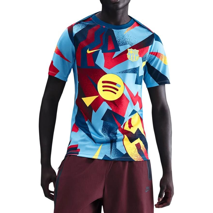 【代購】Nike Fc Barcelona Academy Pro Fourth Men's Nike Dri-FIT Soccer Pre-Match Top FZ1338-413