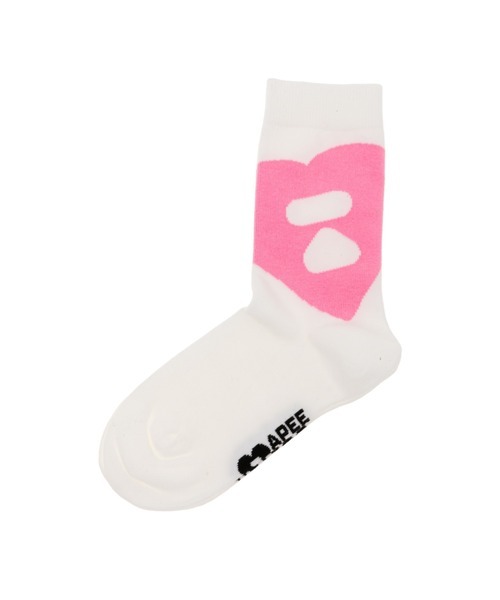 『日本連線中』2026SS APEE BY A BATHING APE BAPE BIG HEART INTARSIA SOCKS 襪子 CM20284313