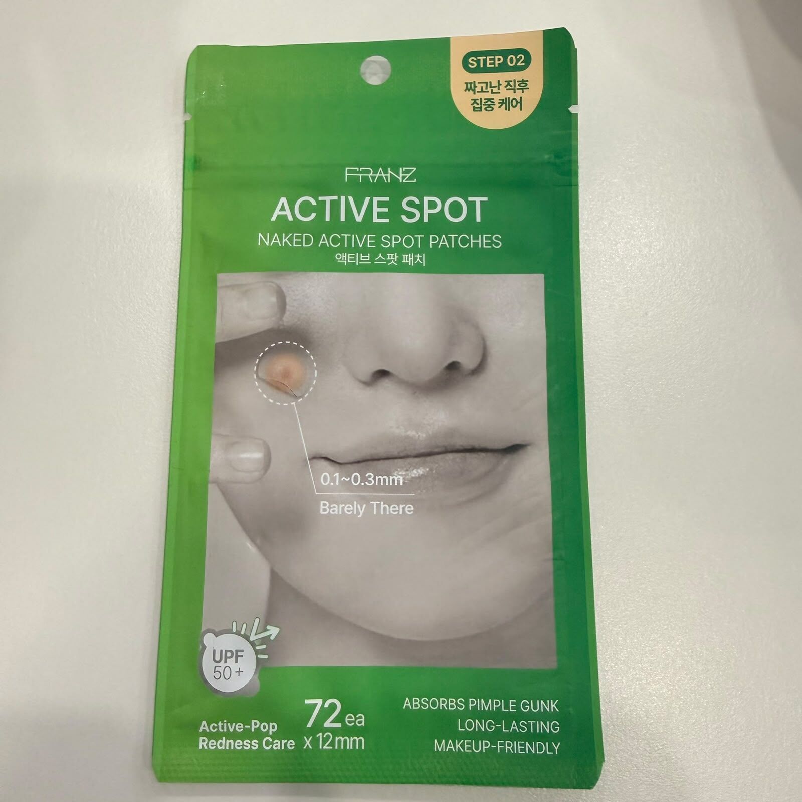 FAC-BBG0722-033 FRANZ Naked Active Spot Patches 72ea (A33)