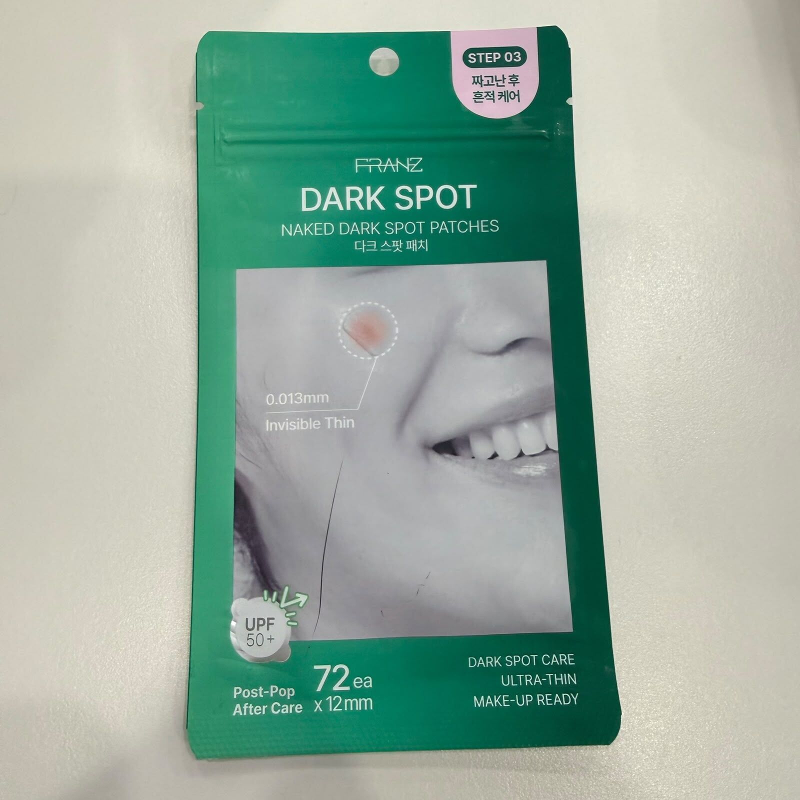 FAC-BBG0722-034 FRANZ Naked Dark Spot Patches 72ea (A34)