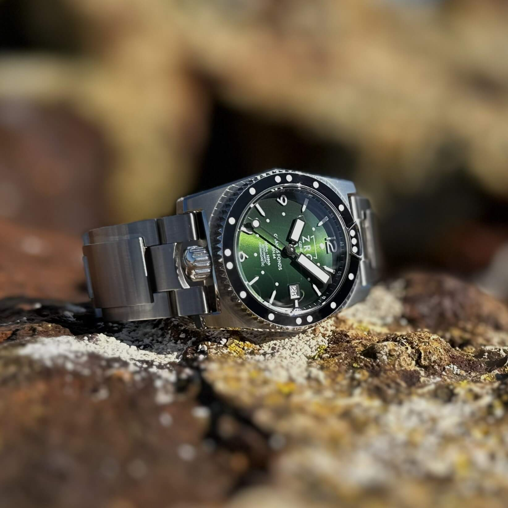ZRC Grands Fonds 300 MN64 Iridium Green Dial Metal 41.5mm (GF42183)