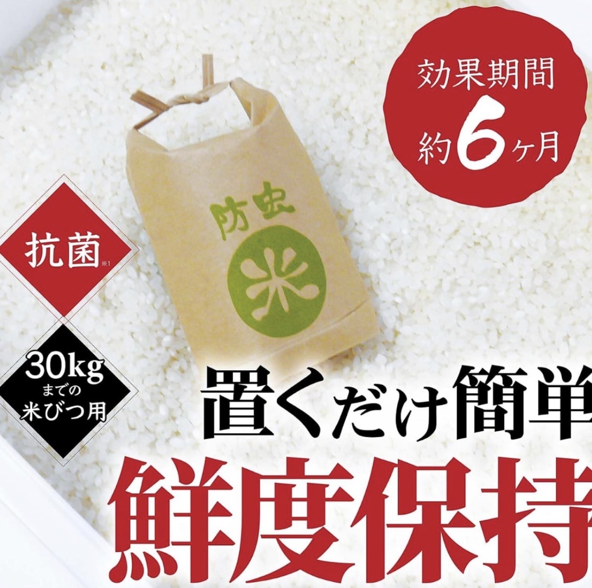 【多莉推薦】JP WELCO 可愛米袋造型 米缸驅蟲劑 約6個月 5961 TK260722