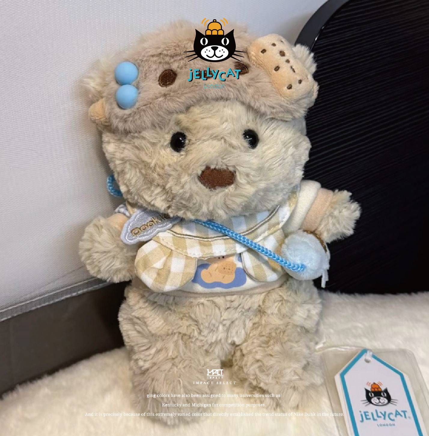 Jellycat 小短腿系列  巴賽羅熊 熊寶寶 迷你小熊 圍兜兜 16CM