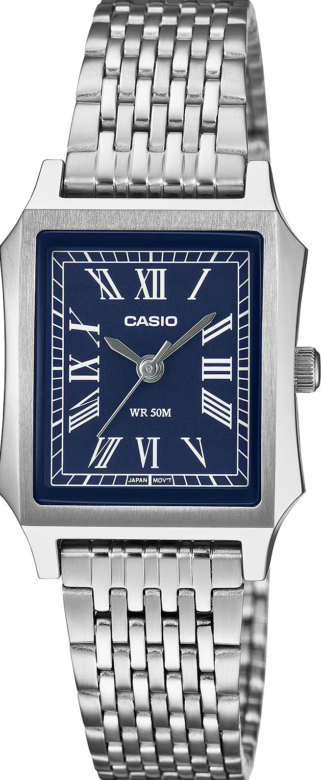 萬年鐘錶 - CASIO 卡西歐  古典時尚方形羅馬數字女錶 LTP-B190D-2B  錶徑23.5MM