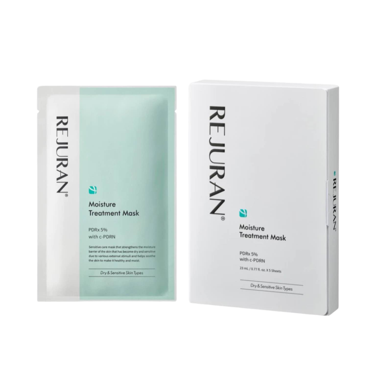 【REJURAN】PDRx 5% 超水光深層保濕修復面膜 23ml*5 (效期：2028.02)  .