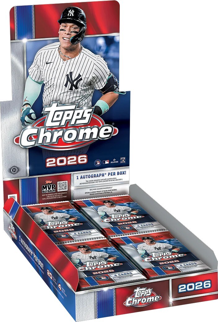 PYT-4  2026 Topps Chrome Baseball Hobby 2 BOX - AB07291