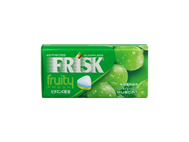 【期間限定】JP FRISK 香印提子薄荷糖 綠 9478 TK260722