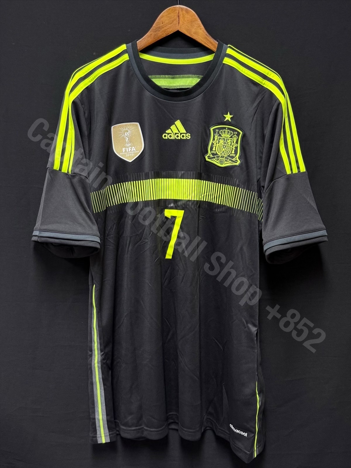 (BNWT) Spain 2014 Adidas Away Shirt #7 DAVID VILLA