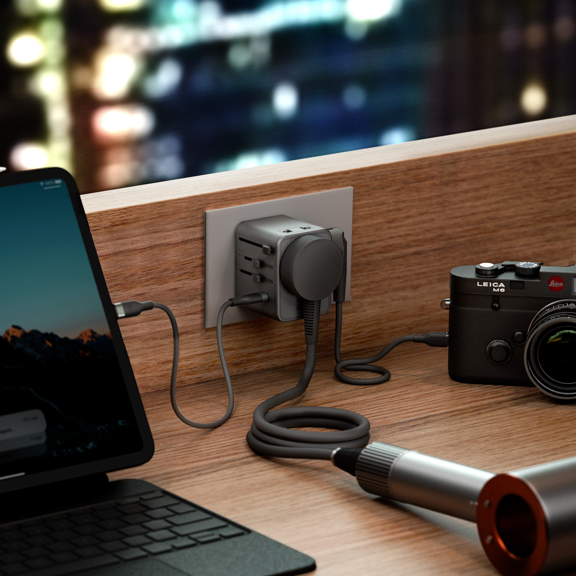 ENERGEA TravelWorld GAN45 Mini 3C2A PD45W 迷你旅行充電插座