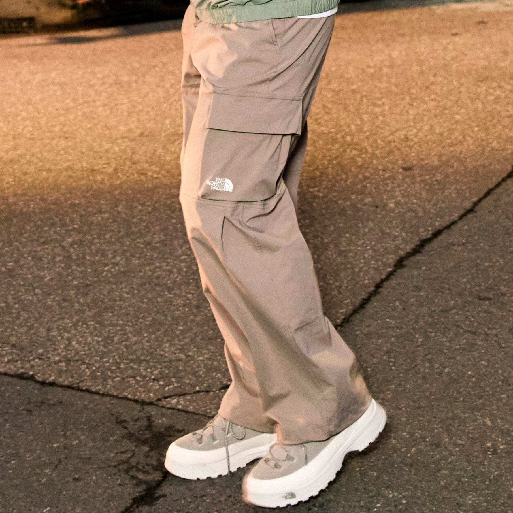 【代購】 TNF White Label NEILTON 寬鬆腰帶工裝褲 NP6NS02 三色 白標 韓國限定