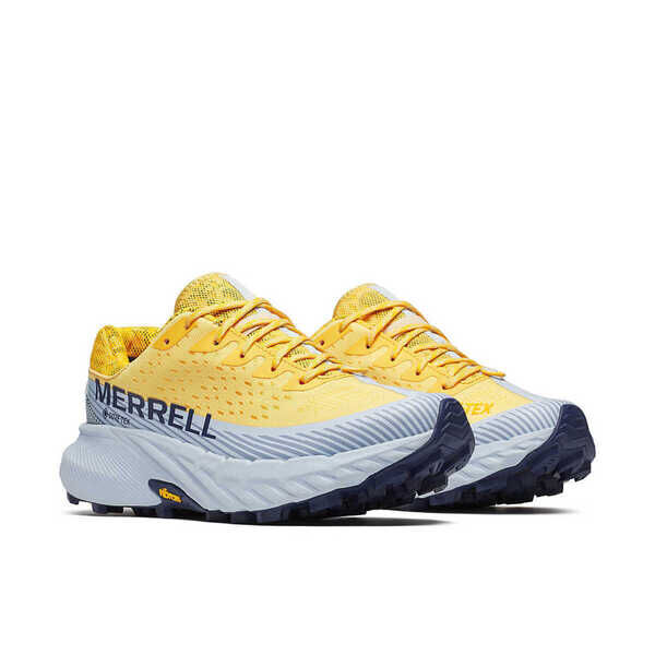 Merrell Agility Peak 5 GtxML068366女 登山 越野鞋 Gtx防水 抓地力 透氣 黃藍