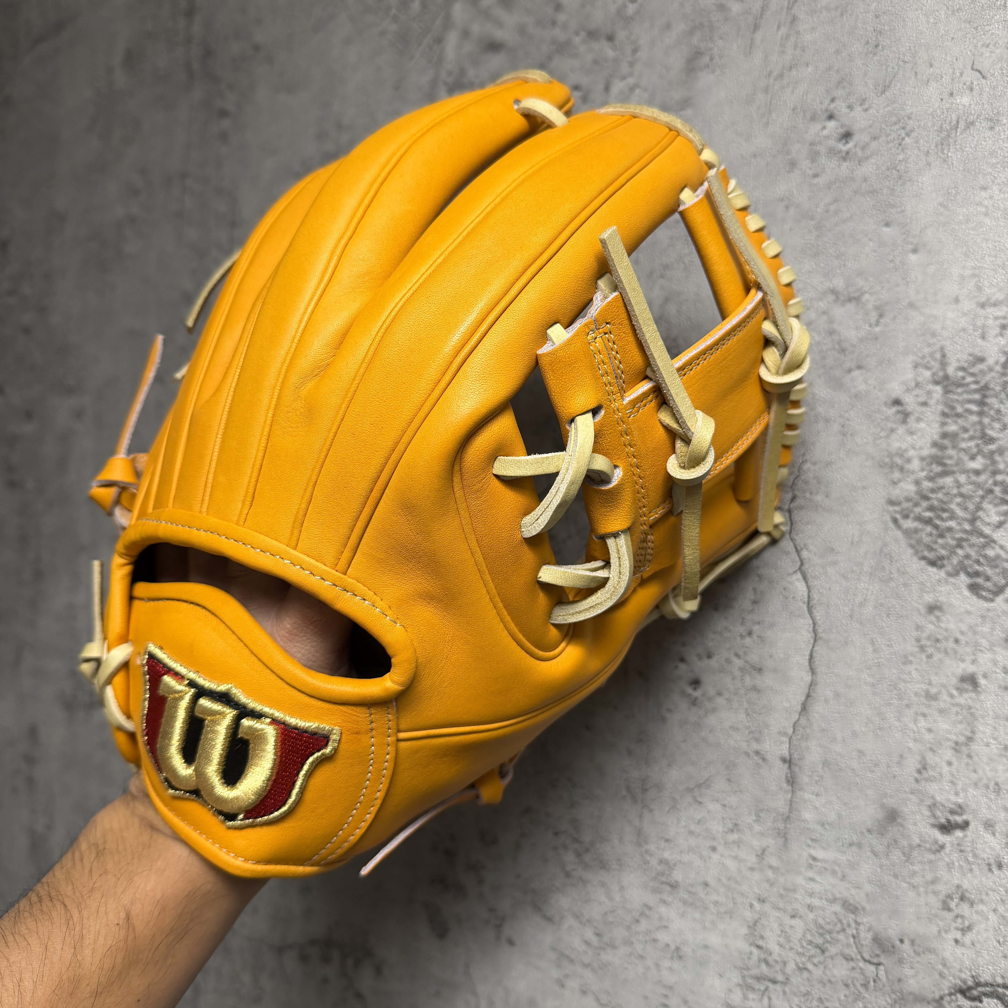 現貨! 約11.75 小熊刻印 Wilson Wilson Staff DUAL 硬式 内野 HWBFA1724H