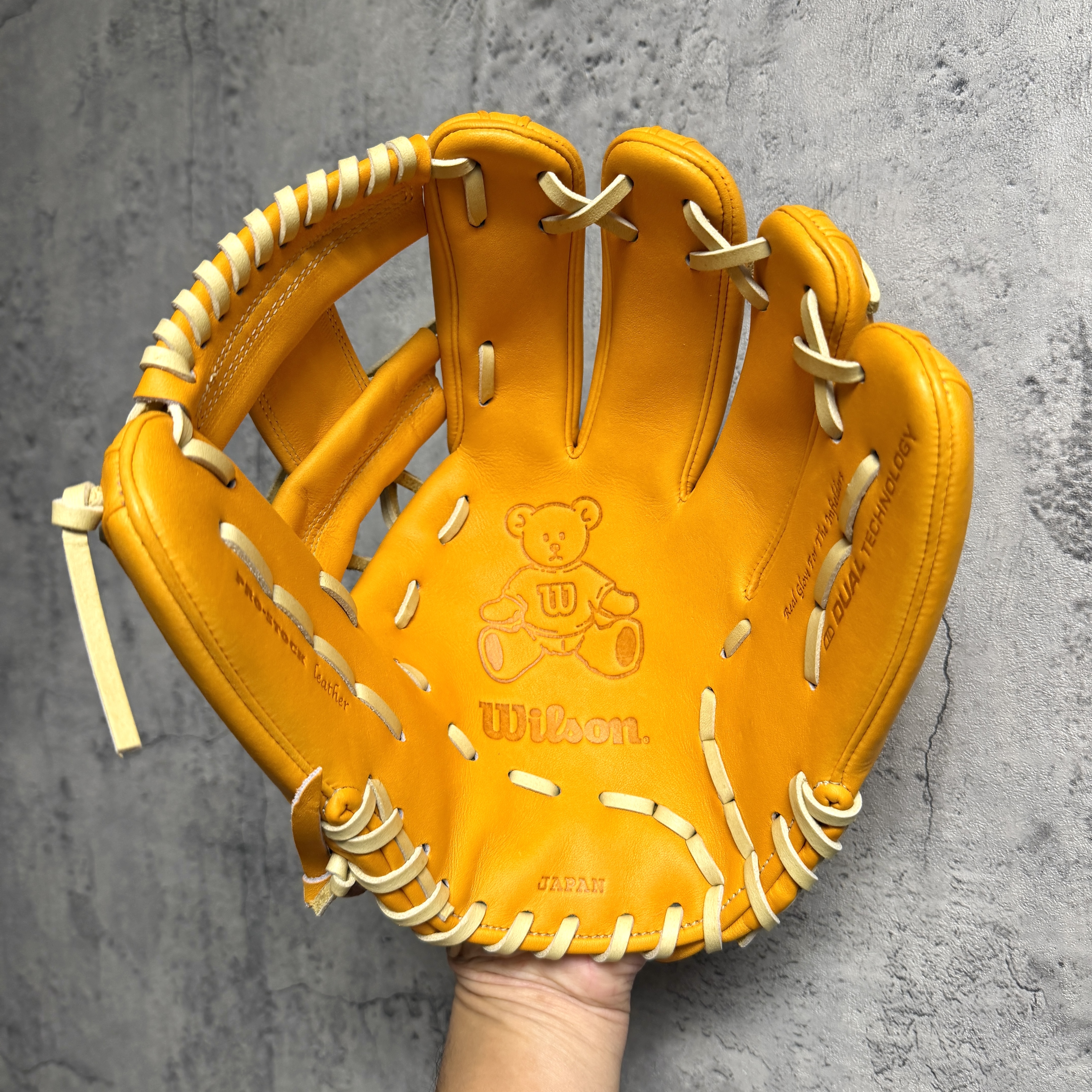 現貨! 約11.75 小熊刻印 Wilson Wilson Staff DUAL 硬式 内野 HWBFA1724H