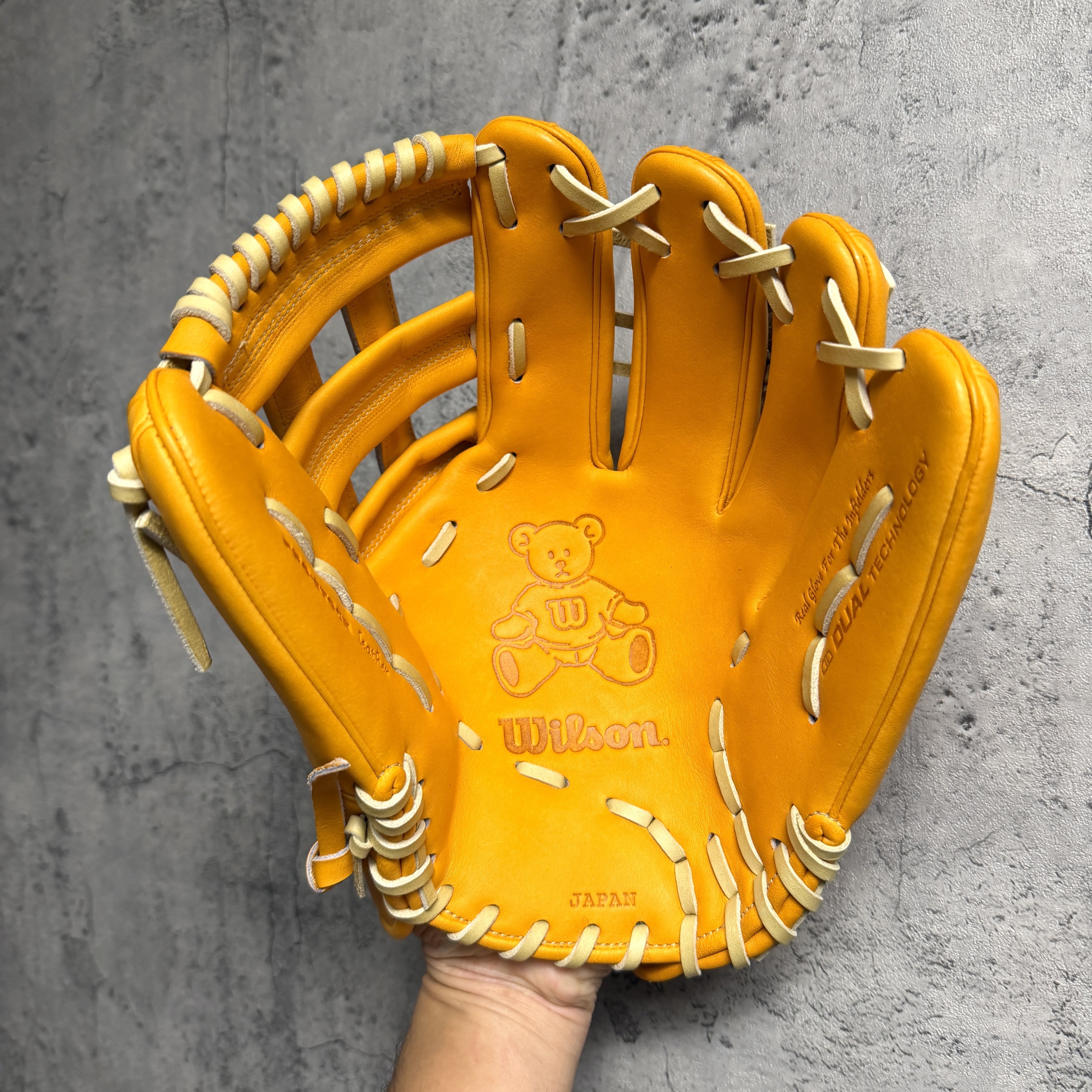 【缺貨】 約12吋 小熊刻印 Wilson Wilson Staff DUAL 硬式 外野 HWBFA1795D
