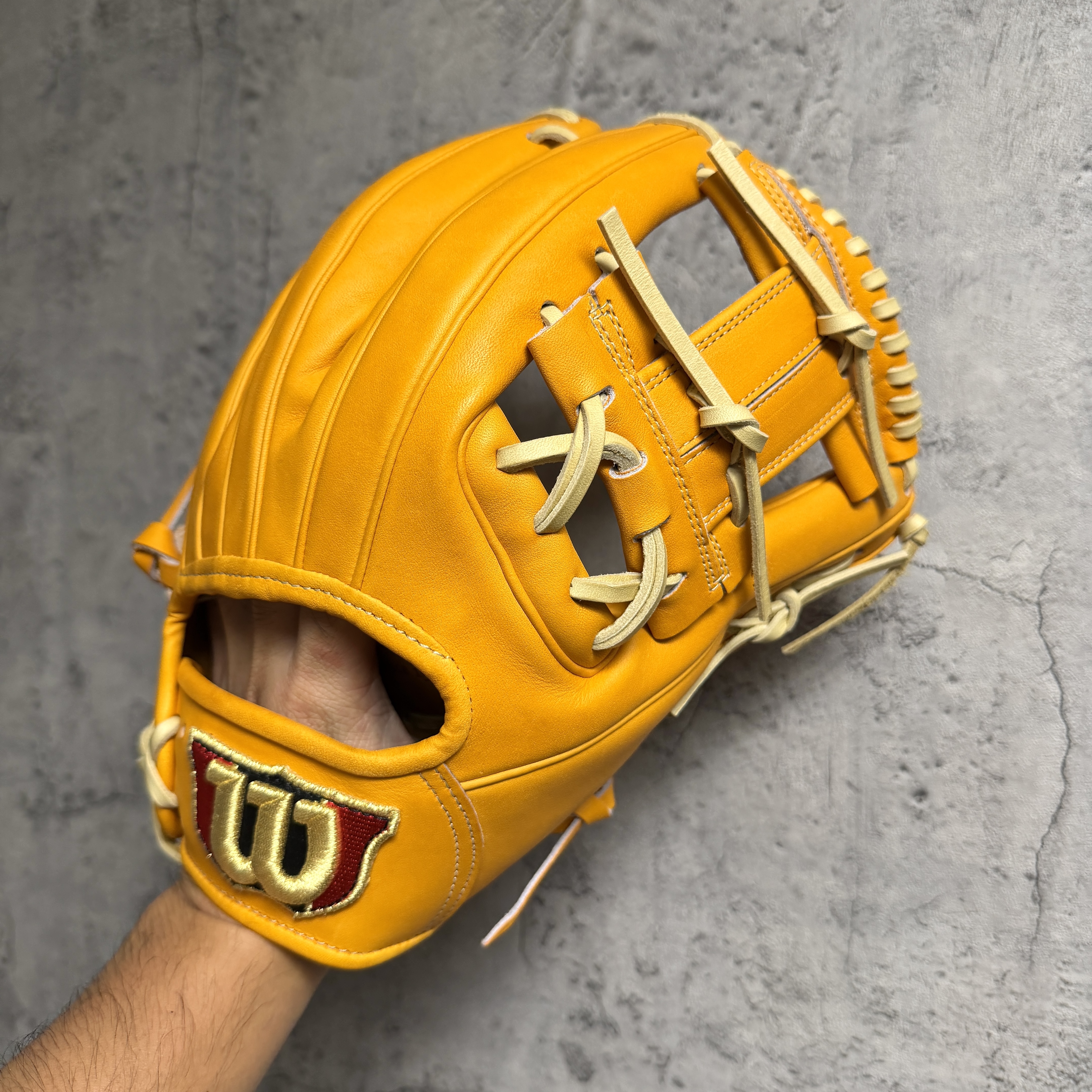現貨! 約11.75 小熊刻印 Wilson Wilson Staff DUAL 硬式 内野 HWBFA1975H