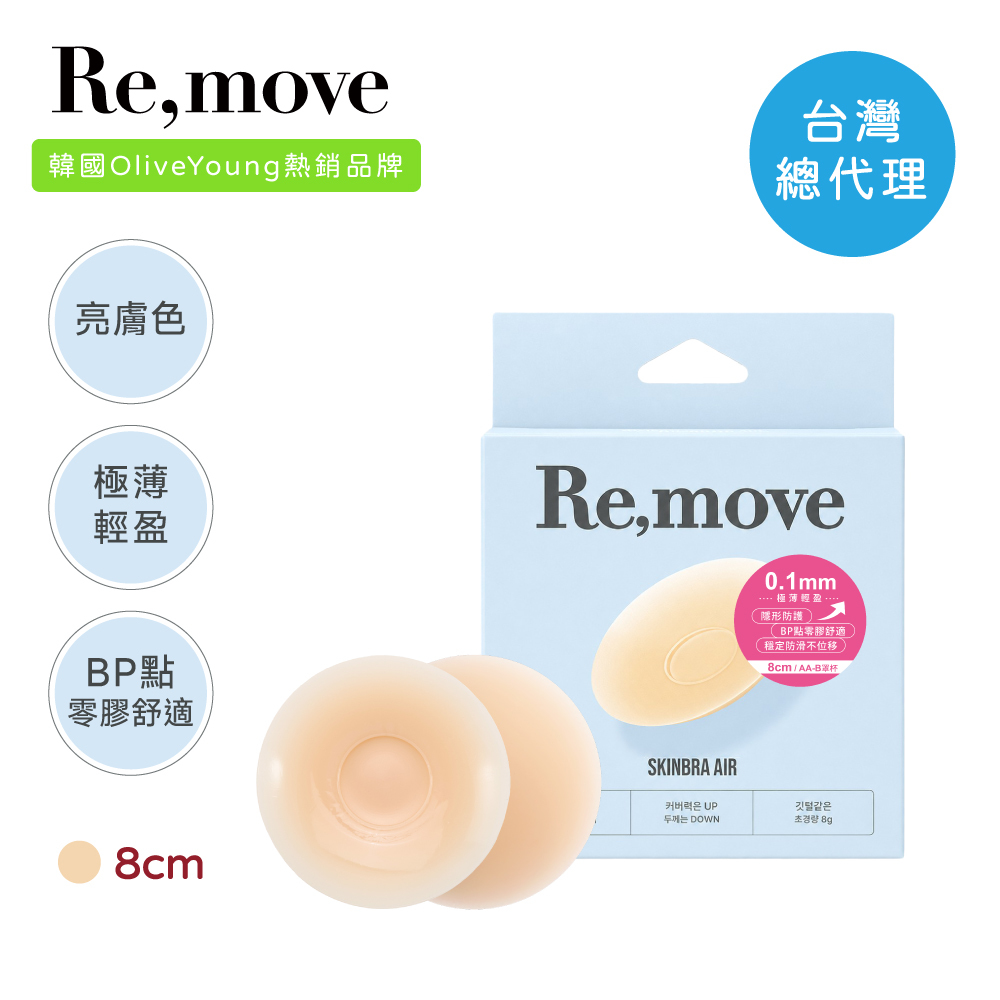 Re,move Air薄型隱形舒適胸貼8公分-NEW