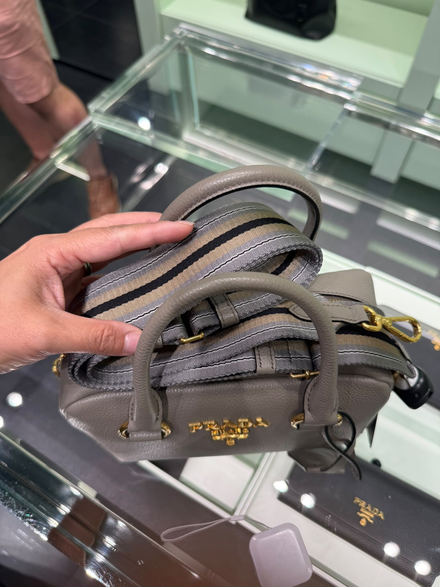 LYS02127 Prada Boston Bag