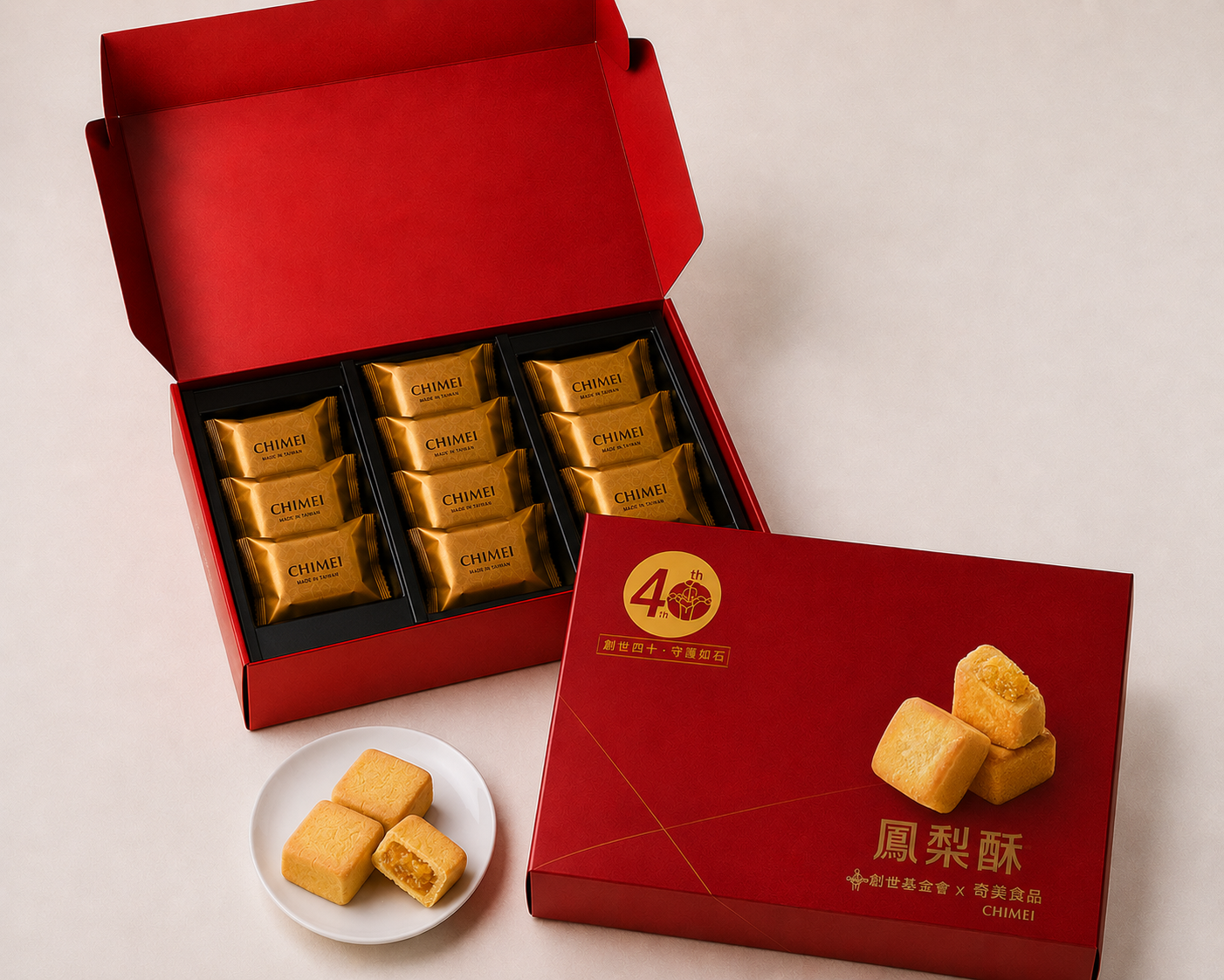 台南院｜創世*奇美食品 獨家聯名 鳳梨酥禮盒