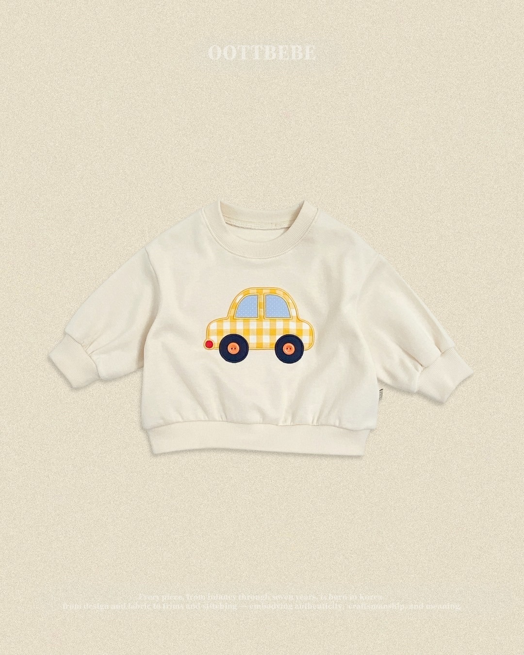 OOTT BEBE Cute Car Sweatshirt