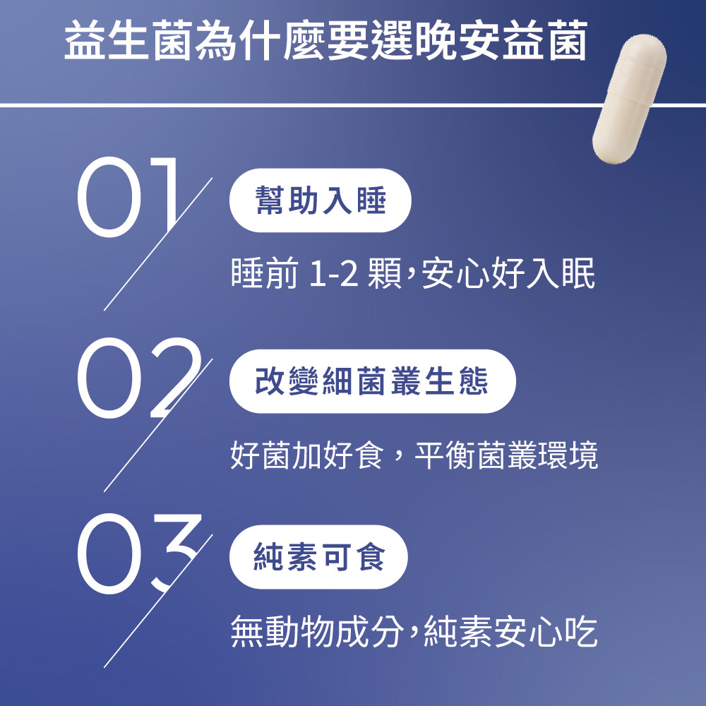 知覺晚安益生菌
