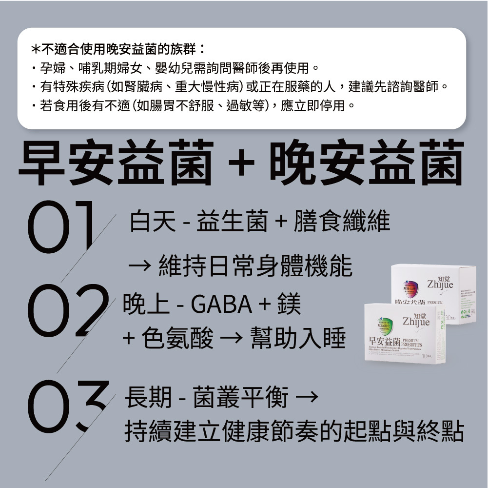 知覺晚安益生菌