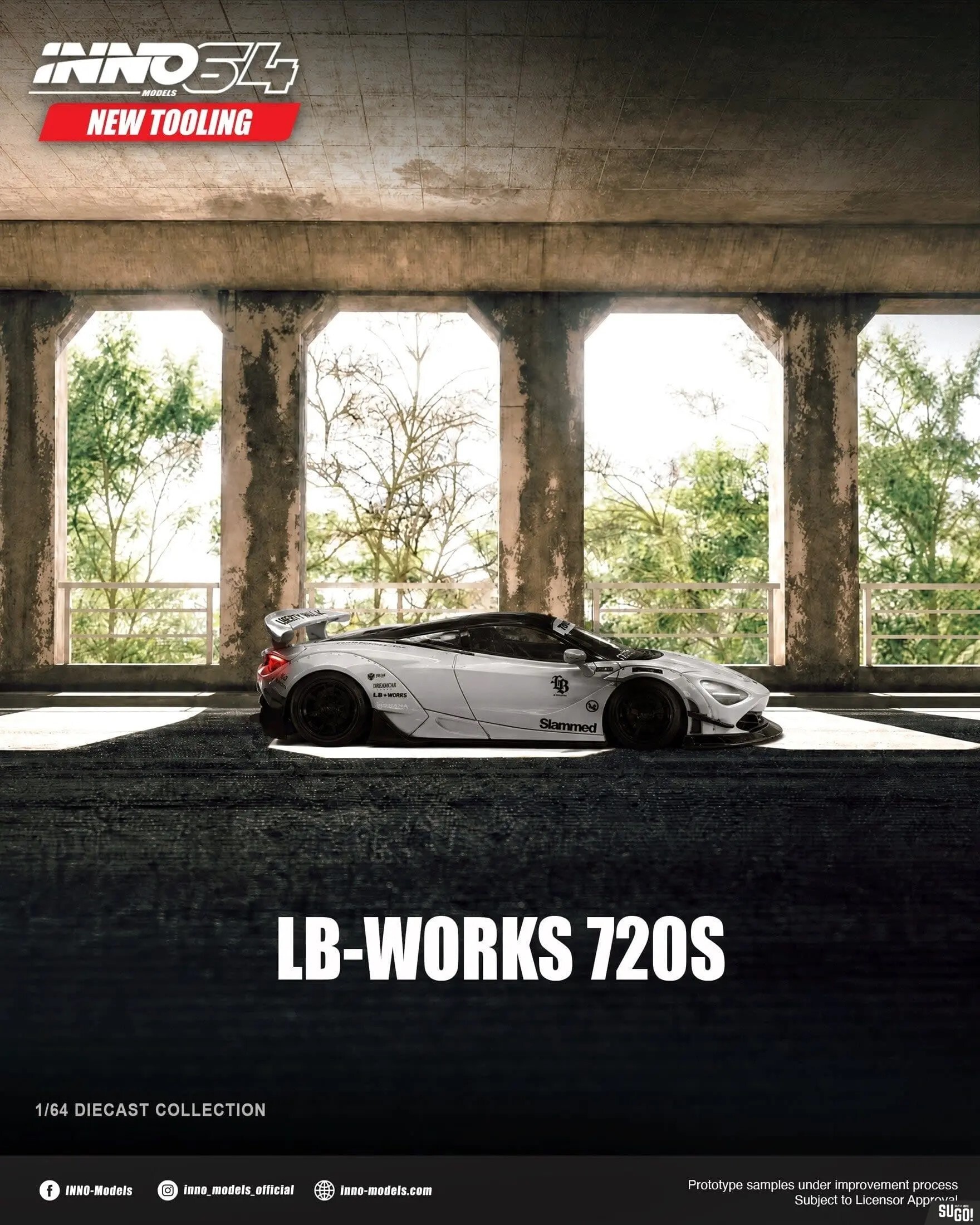 [預訂] INNO64 - 1/64 - LIBERTY WALK 720S (追蹤版本)
