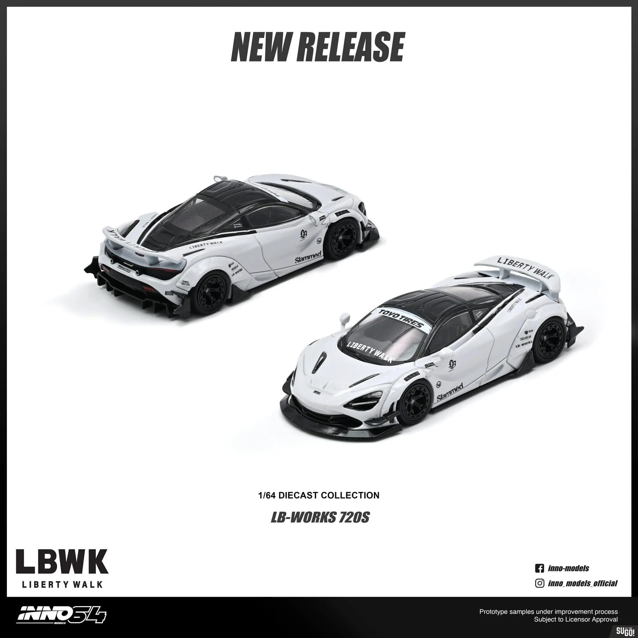 [預訂] INNO64 - 1/64 - LIBERTY WALK 720S (追蹤版本)
