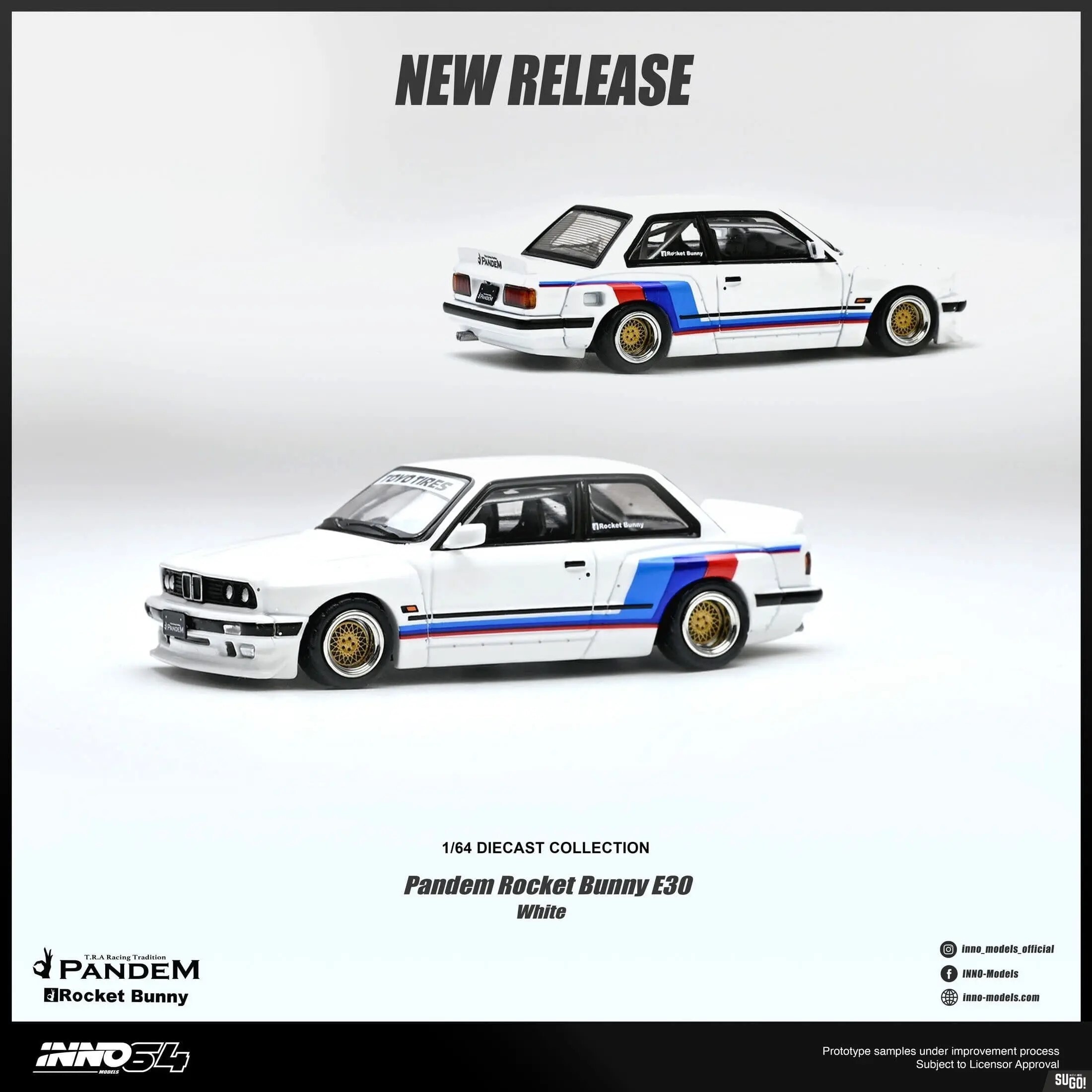 [預訂] INNO64 PANDEM ROCKET BUNNY E30 白色