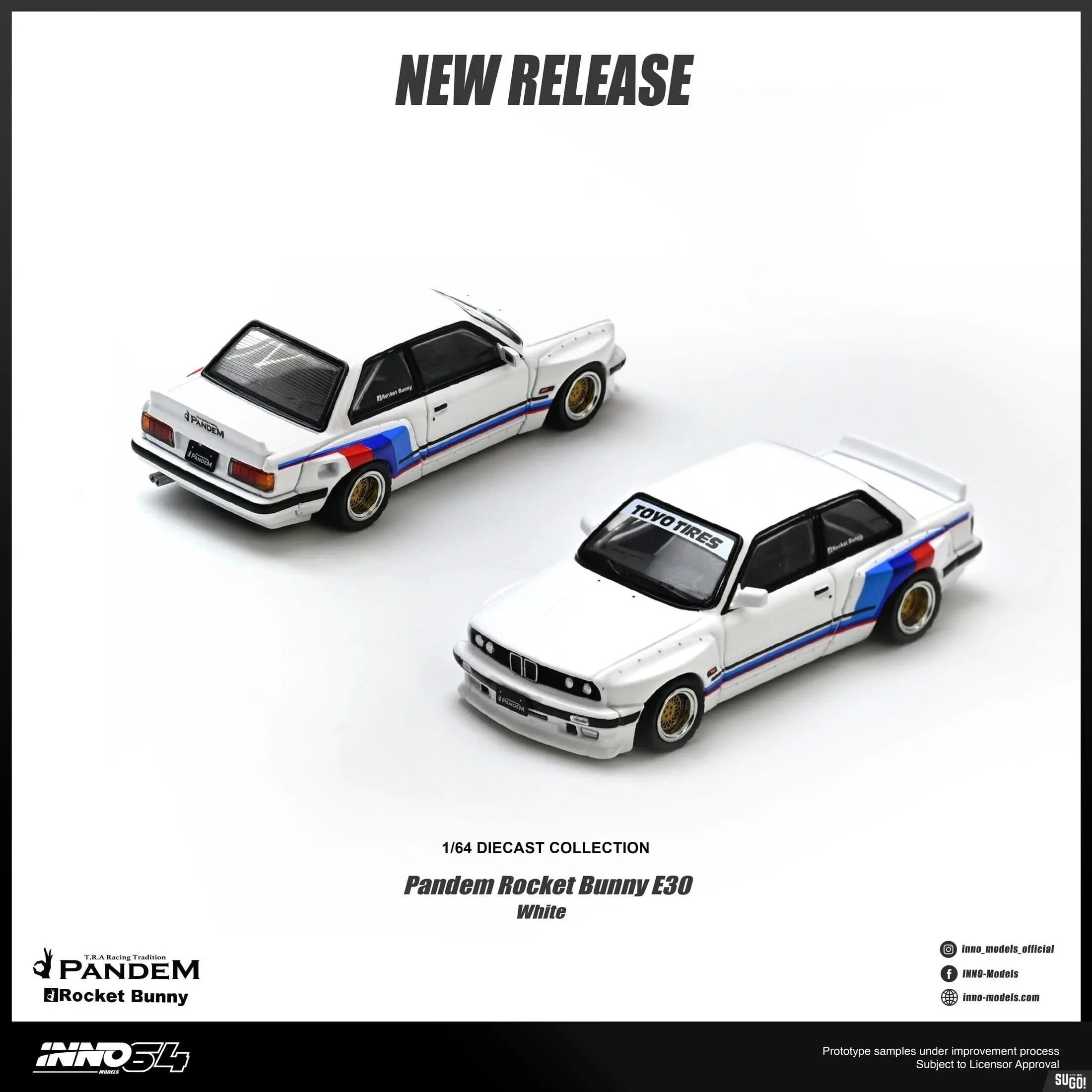 [預訂] INNO64 PANDEM ROCKET BUNNY E30 白色