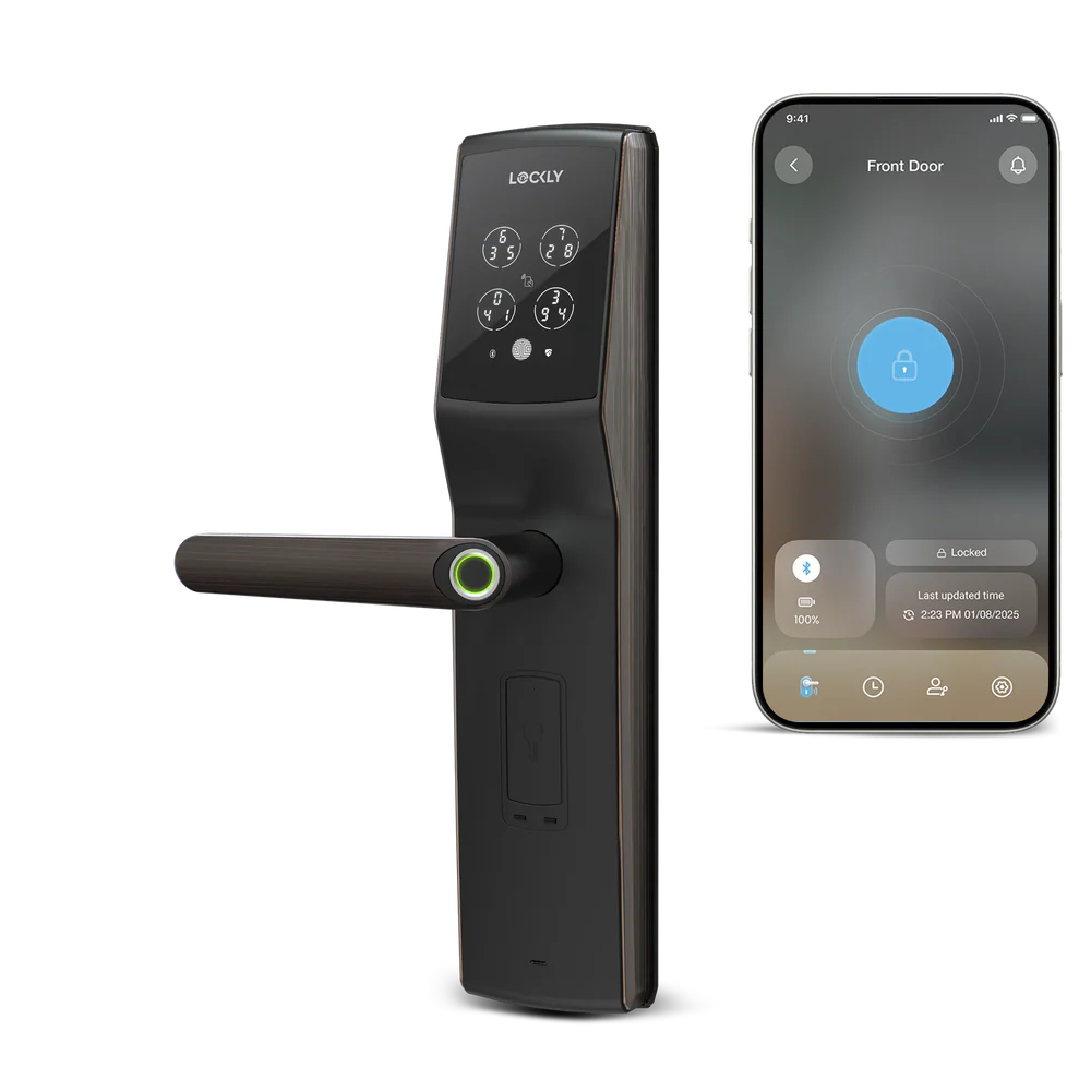 Lockly Secure Lux PGD829BF Smart Door Lock【 Including Basic wooden door installation】【Extra Gift: Wi-Fi Smart HUB】