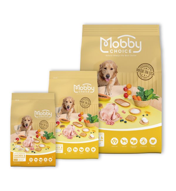 C25 雞肉米低卡關節食譜｜莫比自然食 Mobby Choice