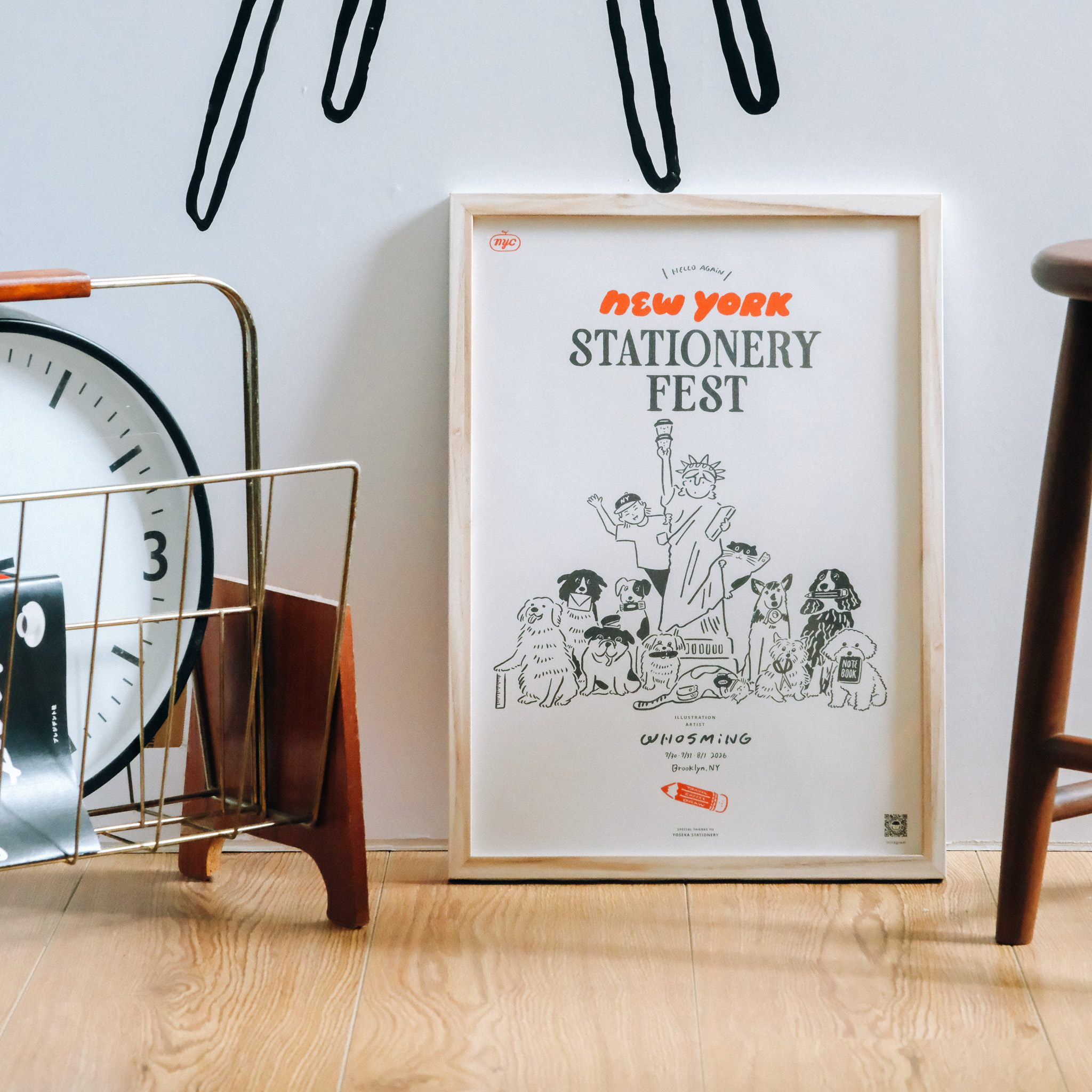 New York Stationery Fest 2026－Classic Black｜Poster